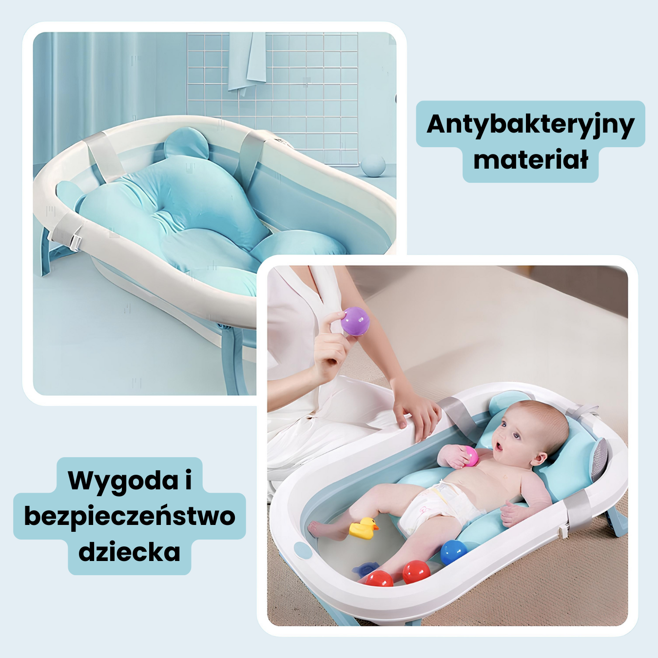 Poduszka do mycia dziecka BabyCloud